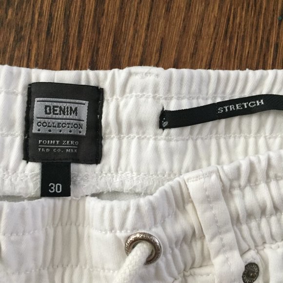 ❤️4/$20 POINT ZERO White shorts - Picture 4 of 4